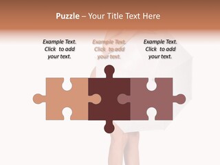 Clothing Model Leg PowerPoint Template