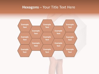 Clothing Model Leg PowerPoint Template