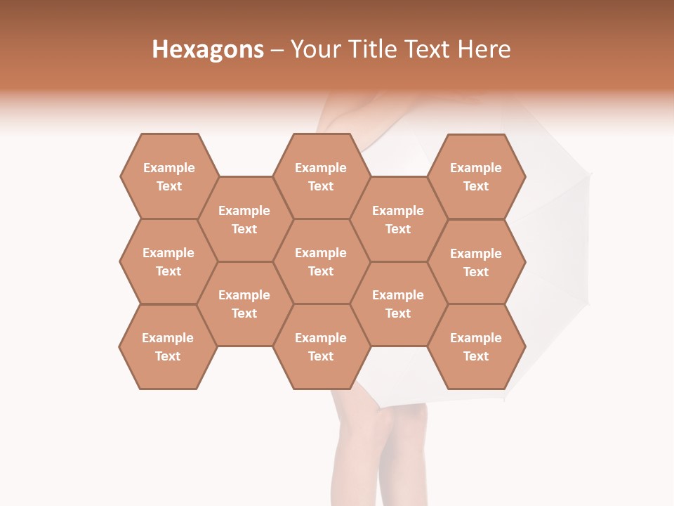 Clothing Model Leg PowerPoint Template