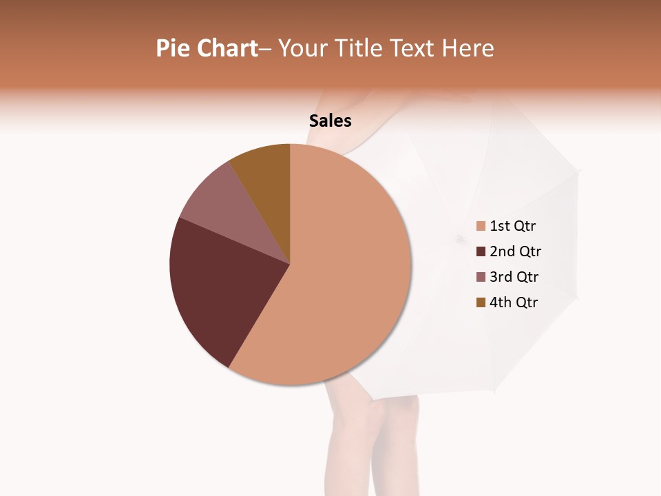 Clothing Model Leg PowerPoint Template