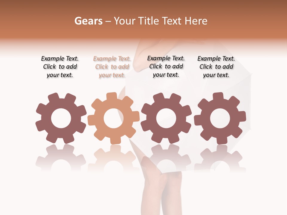 Clothing Model Leg PowerPoint Template