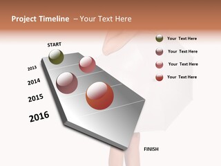 Clothing Model Leg PowerPoint Template