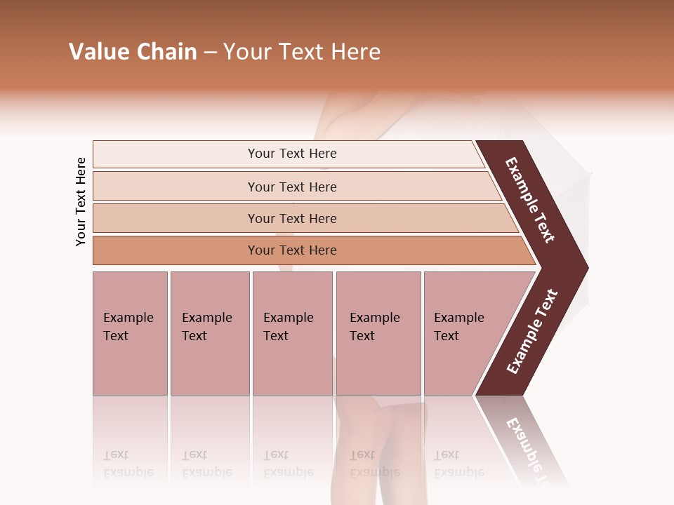 Clothing Model Leg PowerPoint Template