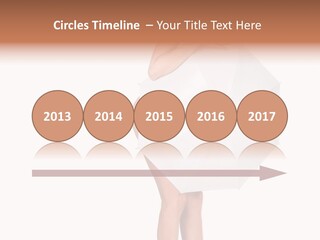 Clothing Model Leg PowerPoint Template