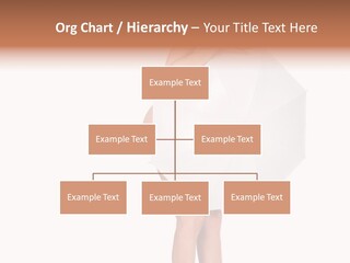 Clothing Model Leg PowerPoint Template