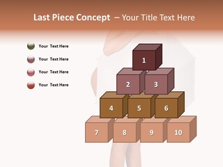 Clothing Model Leg PowerPoint Template