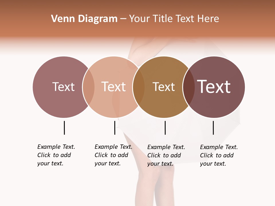 Clothing Model Leg PowerPoint Template