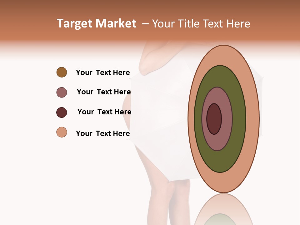 Clothing Model Leg PowerPoint Template