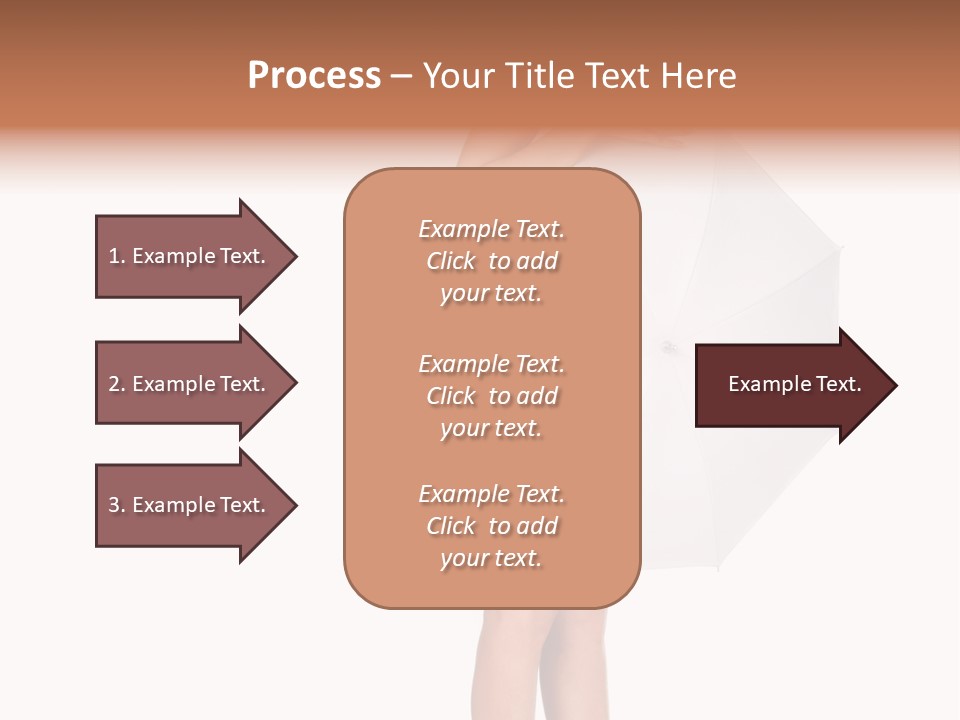 Clothing Model Leg PowerPoint Template