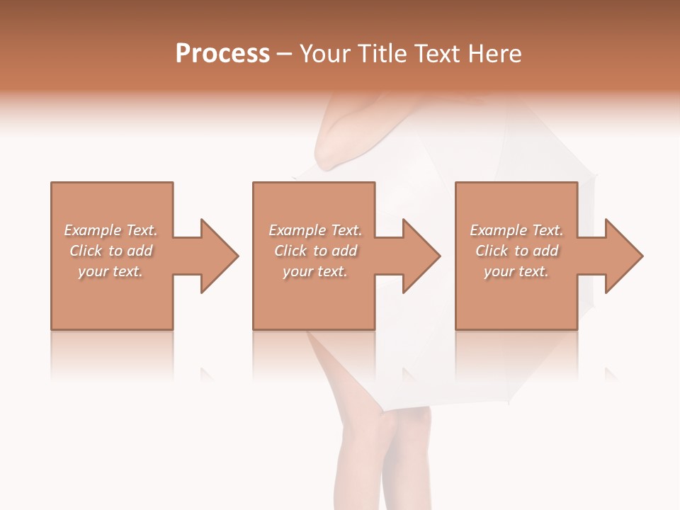 Clothing Model Leg PowerPoint Template