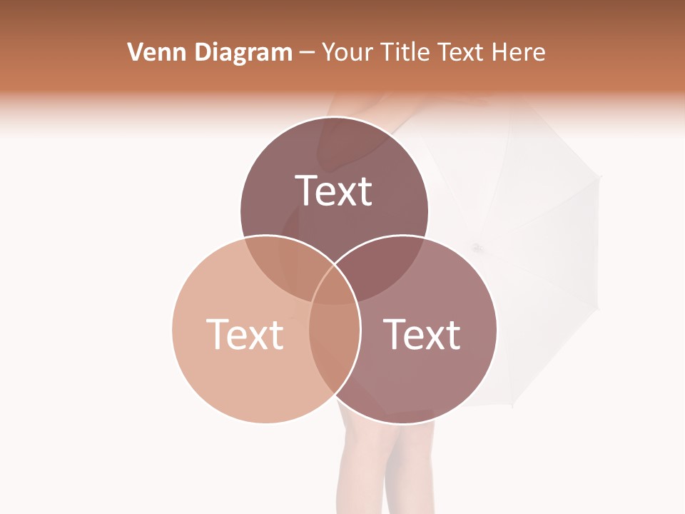 Clothing Model Leg PowerPoint Template