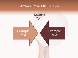 Clothing Model Leg PowerPoint Template