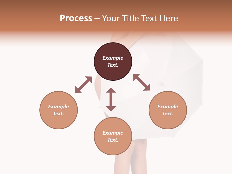 Clothing Model Leg PowerPoint Template