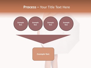Clothing Model Leg PowerPoint Template