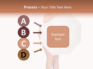 Clothing Model Leg PowerPoint Template