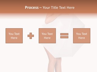 Clothing Model Leg PowerPoint Template