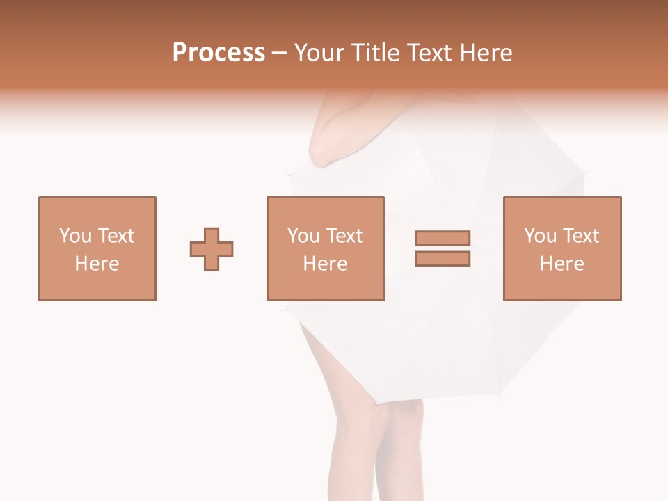 Clothing Model Leg PowerPoint Template