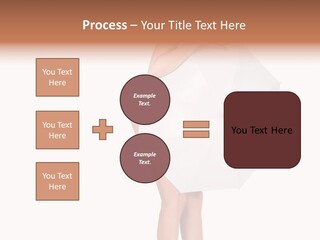 Clothing Model Leg PowerPoint Template