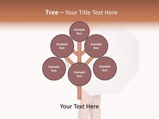 Clothing Model Leg PowerPoint Template