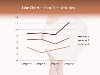 Clothing Model Leg PowerPoint Template