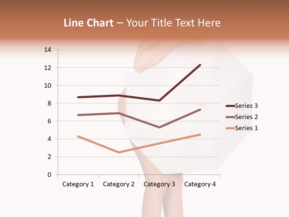 Clothing Model Leg PowerPoint Template