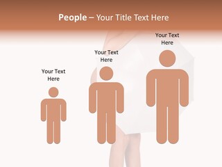 Clothing Model Leg PowerPoint Template