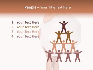 Clothing Model Leg PowerPoint Template