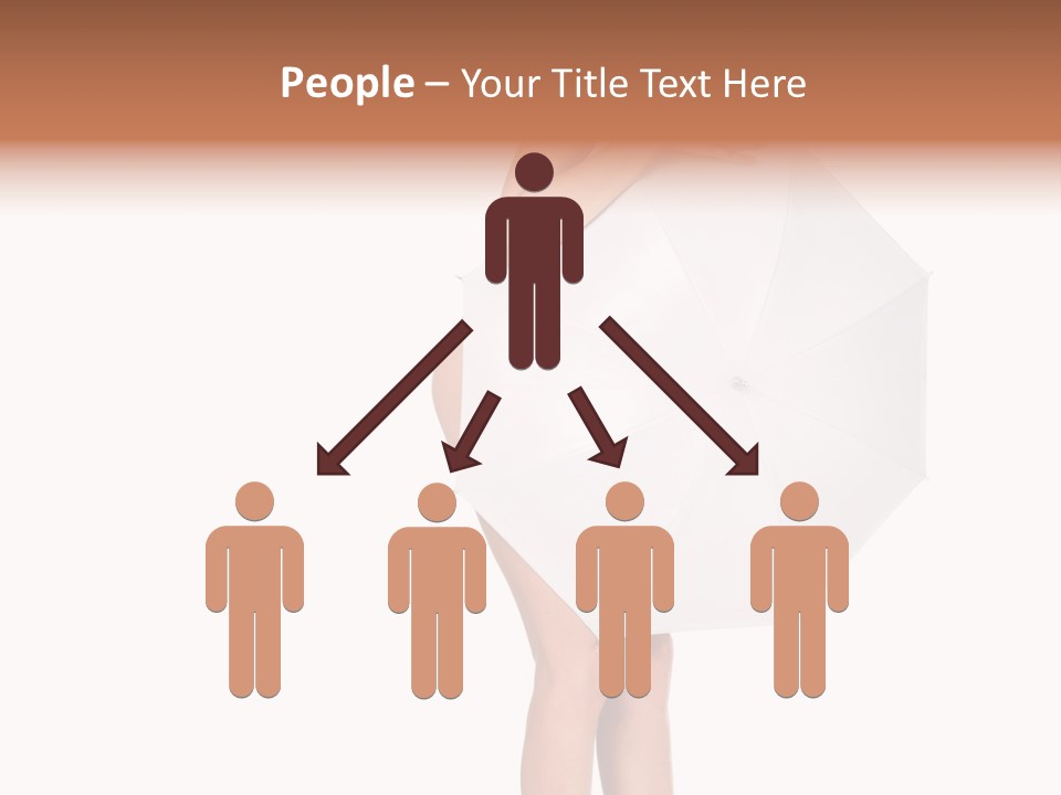 Clothing Model Leg PowerPoint Template