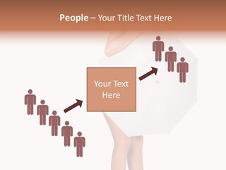 Clothing Model Leg PowerPoint Template
