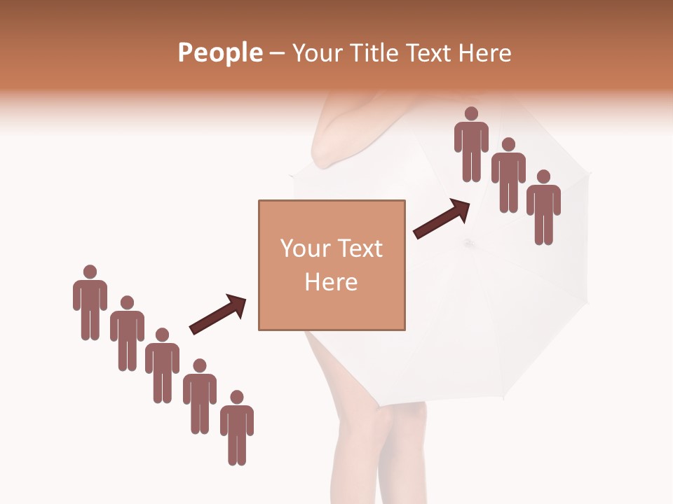 Clothing Model Leg PowerPoint Template