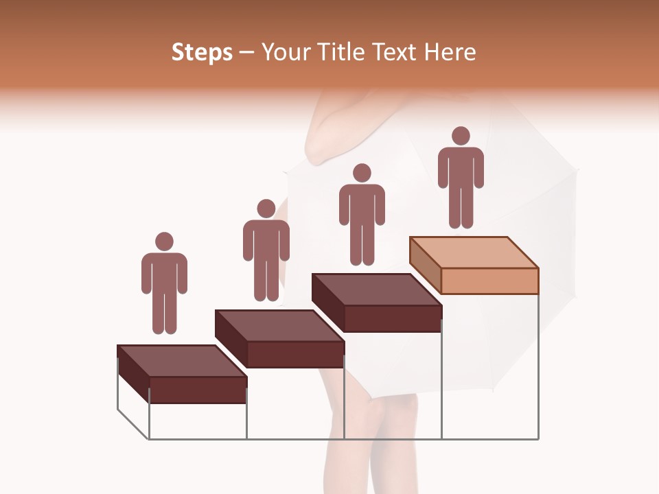 Clothing Model Leg PowerPoint Template
