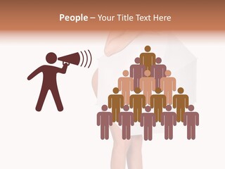 Clothing Model Leg PowerPoint Template