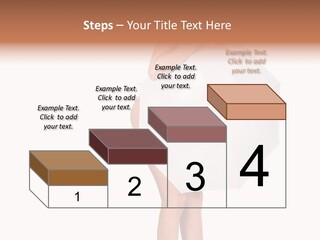 Clothing Model Leg PowerPoint Template
