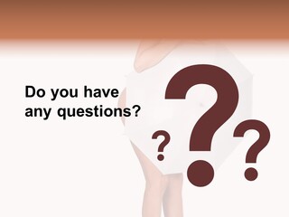 Clothing Model Leg PowerPoint Template