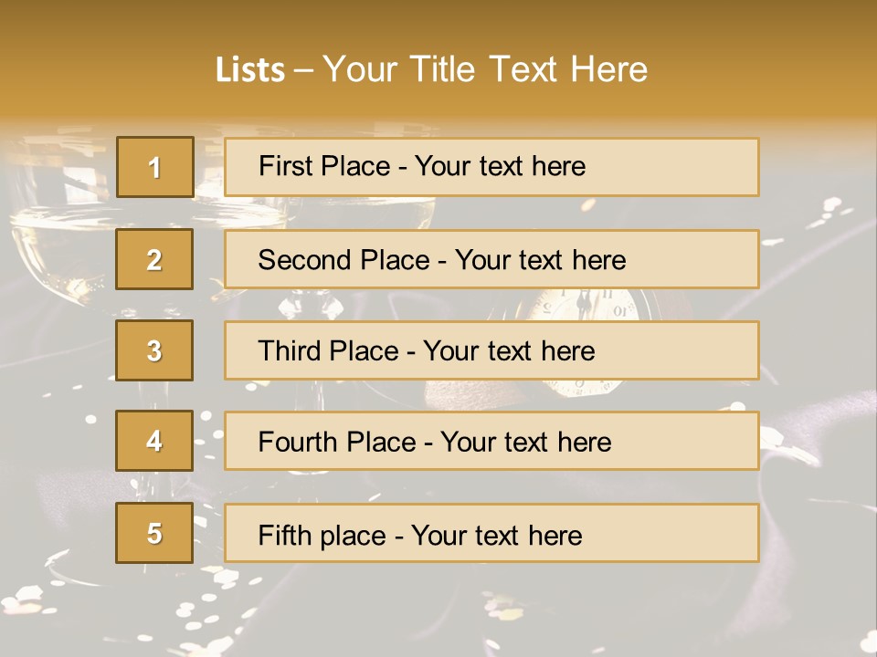 Holiday Watch Happy PowerPoint Template