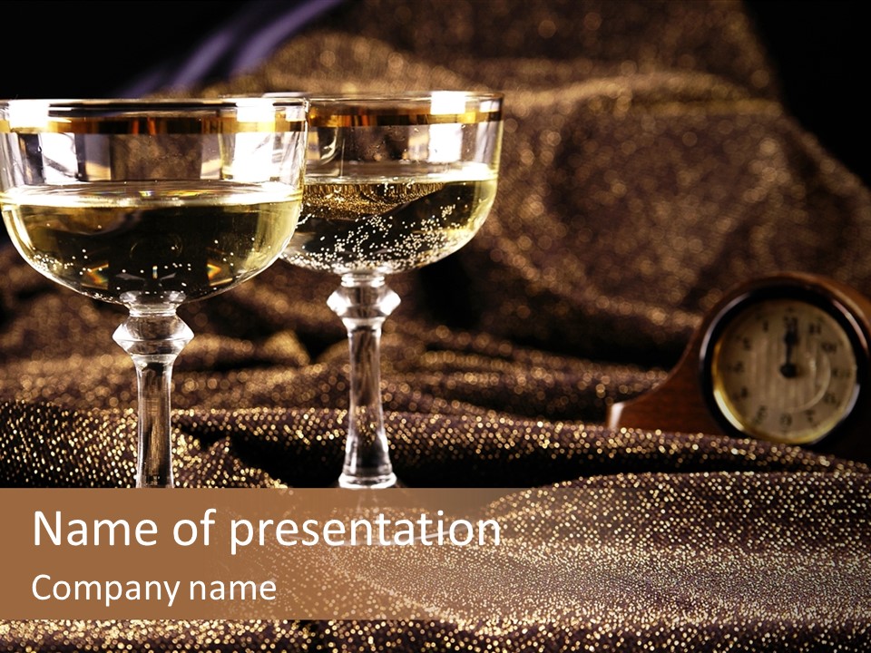 Number Drink Tradition PowerPoint Template