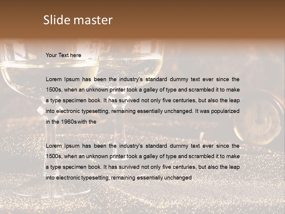 Number Drink Tradition PowerPoint Template