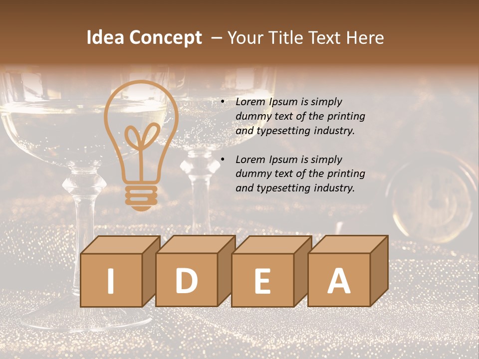 Number Drink Tradition PowerPoint Template