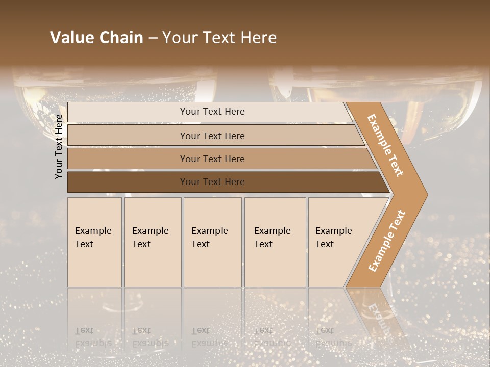 Wine Glass Champaign PowerPoint Template