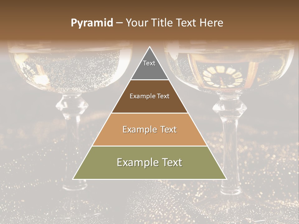 Wine Glass Champaign PowerPoint Template