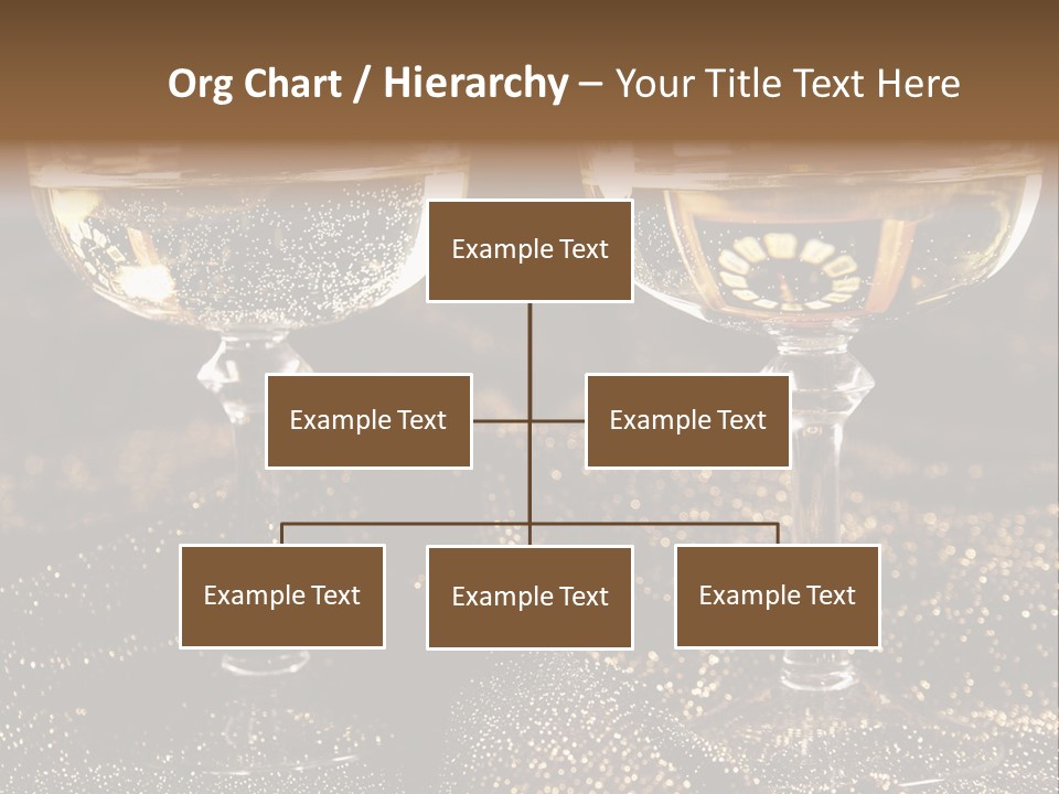 Wine Glass Champaign PowerPoint Template