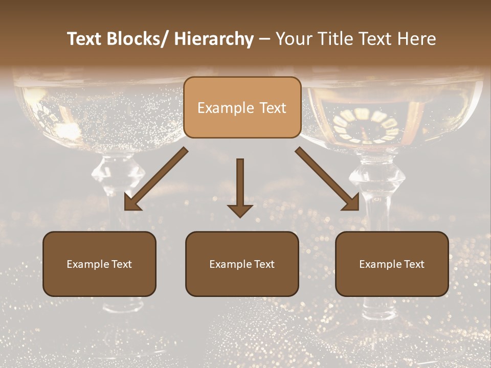 Wine Glass Champaign PowerPoint Template