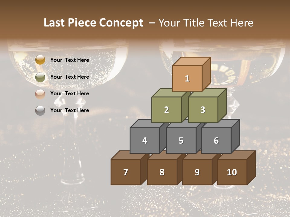 Wine Glass Champaign PowerPoint Template