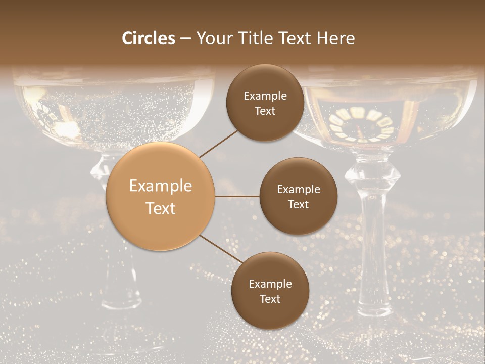 Wine Glass Champaign PowerPoint Template