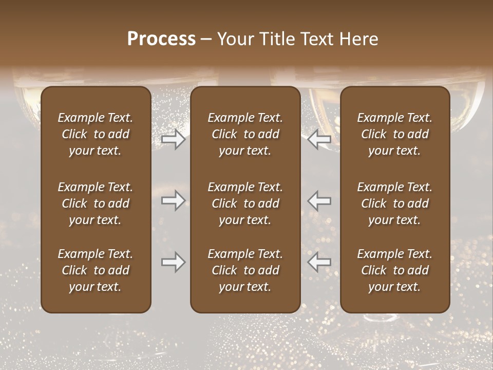 Wine Glass Champaign PowerPoint Template