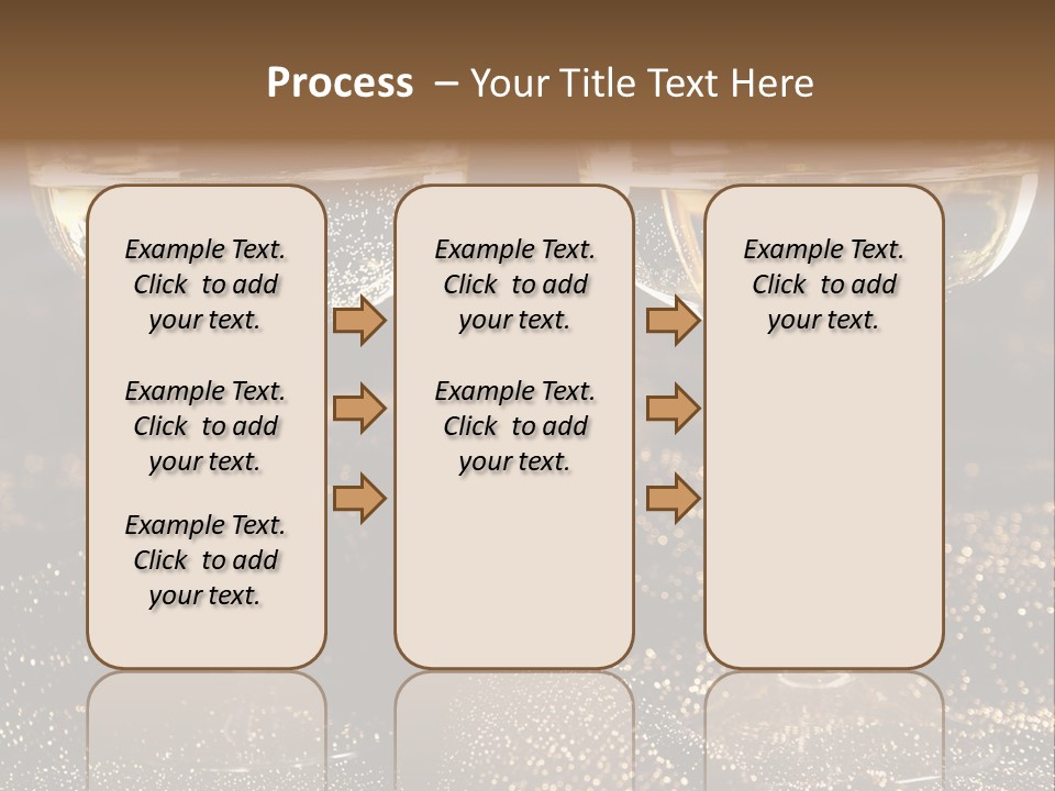 Wine Glass Champaign PowerPoint Template