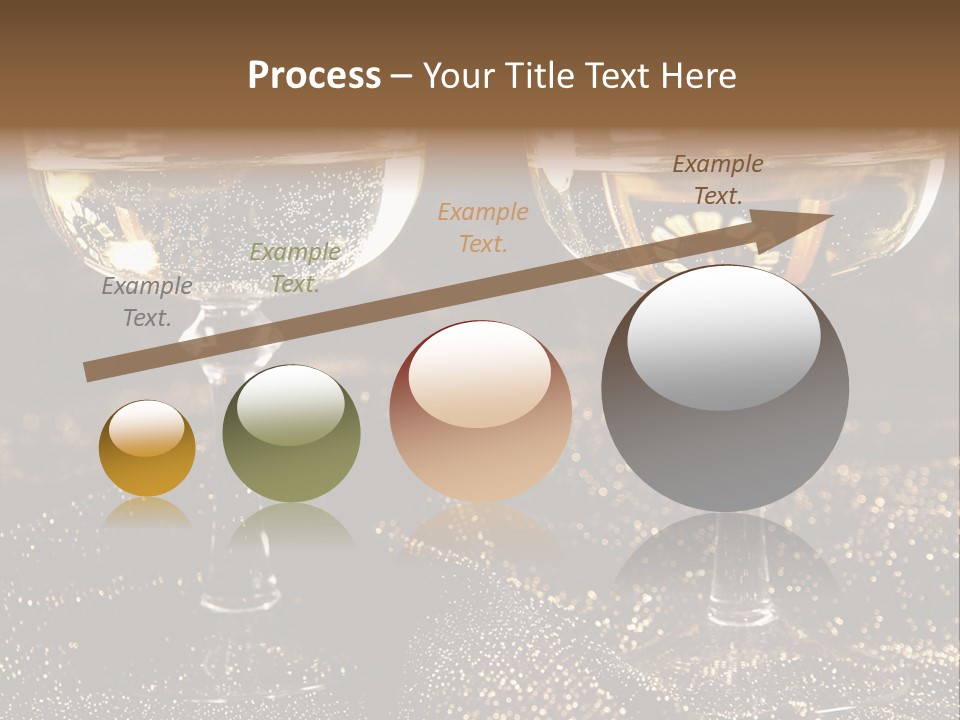 Wine Glass Champaign PowerPoint Template