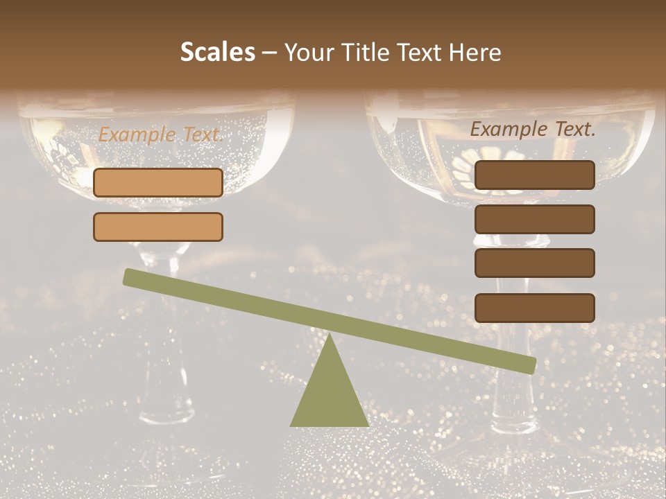 Wine Glass Champaign PowerPoint Template