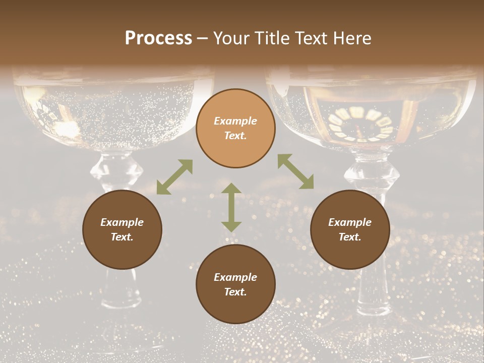 Wine Glass Champaign PowerPoint Template