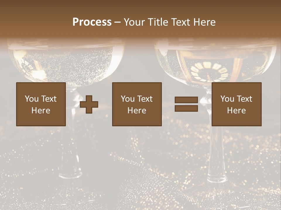 Wine Glass Champaign PowerPoint Template